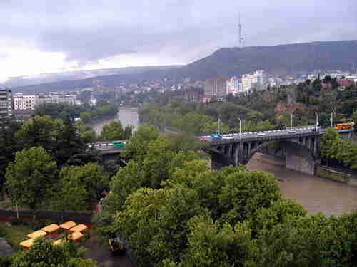 58.Panorama of the Tbilisi area