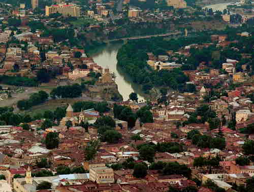 2.Panorama of the Tbilisi area