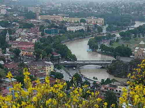 4.Panorama of the Tbilisi area
