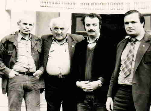 34.Odessa Festival, 1985.From the left: I.Akobia, V.Israelov, D.Gurgenidze, M.Gromov 