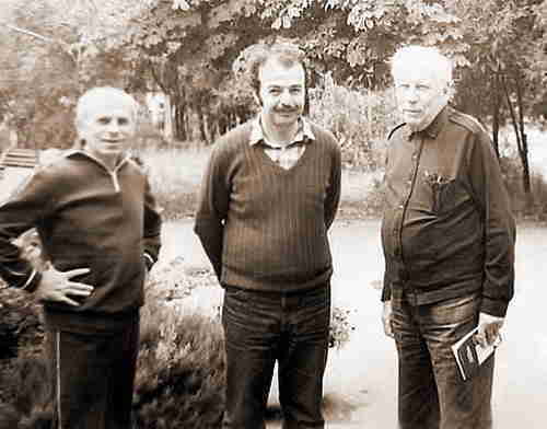 36.Odessa Festival, 1985. From the left: I.Akobia, D.Gurgenidze A.Gulyaev