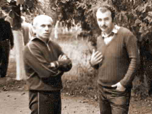 48.Odessa Festival, 1985. From the left: I.Akobia, D.Gurgenidze