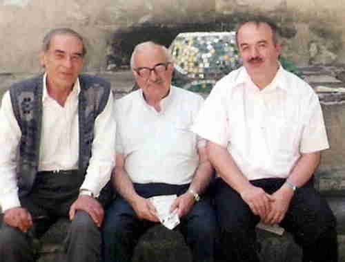 80.From the elft: V.Dadianidze, T.Giorgadze and D.Gurgenidze