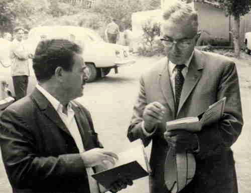 9.Tbilisi (Georgia), 1972. G.Nadareishvili (on the right) and M.Euve