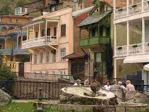 18.The Tbilisi houses with balconies