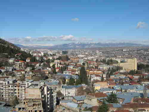 54.Panorama of the Tbilisi area