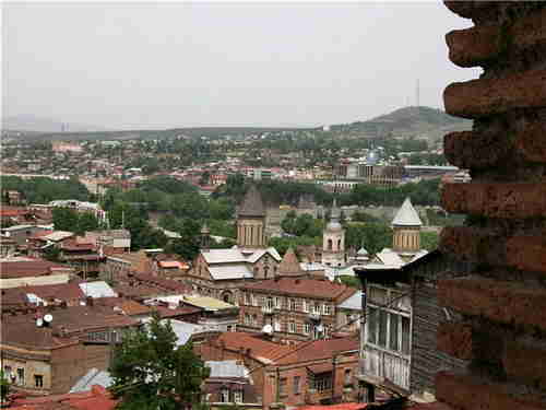 56.Panorama of the Tbilisi area