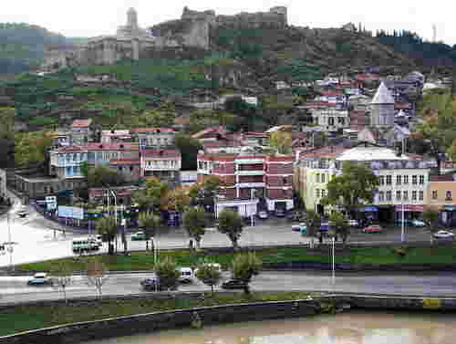57.Panorama of the Tbilisi areai