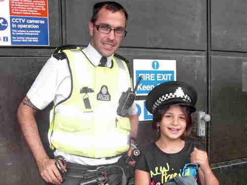 57.IRINA and the LONDON policeman, 2011